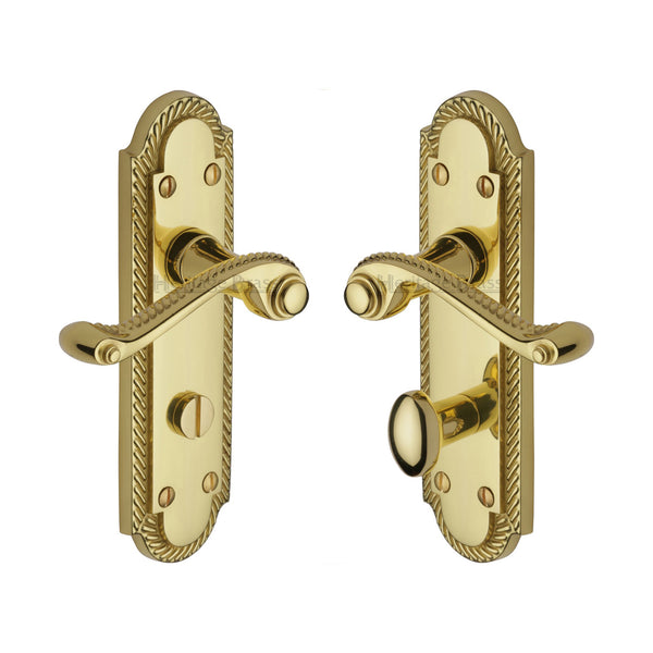Gainsborough Door Handle on Plate by M Marcus - Heritage Brass