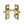 Georgian Door Handle on Plate by M Marcus - Heritage Brass