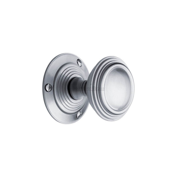 Goodrich Door Knob on Rose by M Marcus - Heritage Brass
