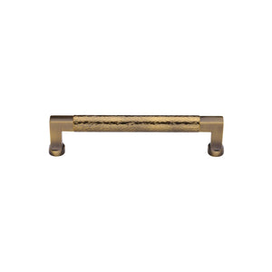 Hammered Bauhaus Cabinet Pull by M Marcus - Heritage Brass