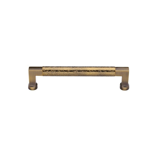 Hammered Bauhaus Cabinet Pull by M Marcus - Heritage Brass