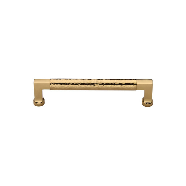 Hammered Bauhaus Cabinet Pull by M Marcus - Heritage Brass