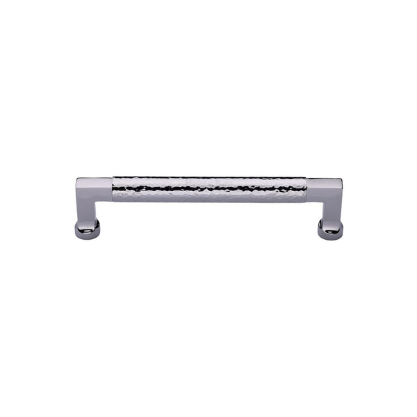 Hammered Bauhaus Cabinet Pull by M Marcus - Heritage Brass