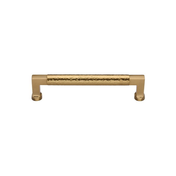 Hammered Bauhaus Cabinet Pull by M Marcus - Heritage Brass