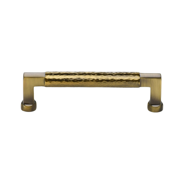 Hammered Bauhaus Cabinet Pull by M Marcus - Heritage Brass