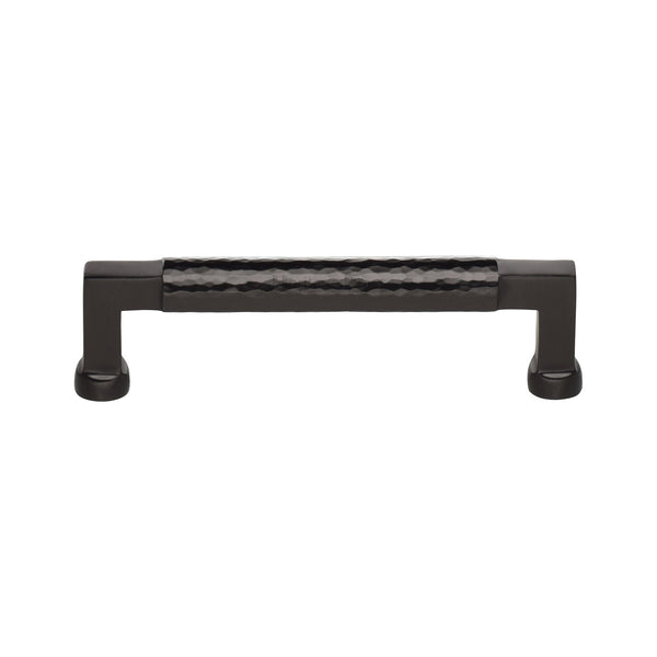 Hammered Bauhaus Cabinet Pull by M Marcus - Heritage Brass