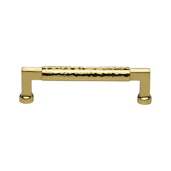 Hammered Bauhaus Cabinet Pull by M Marcus - Heritage Brass