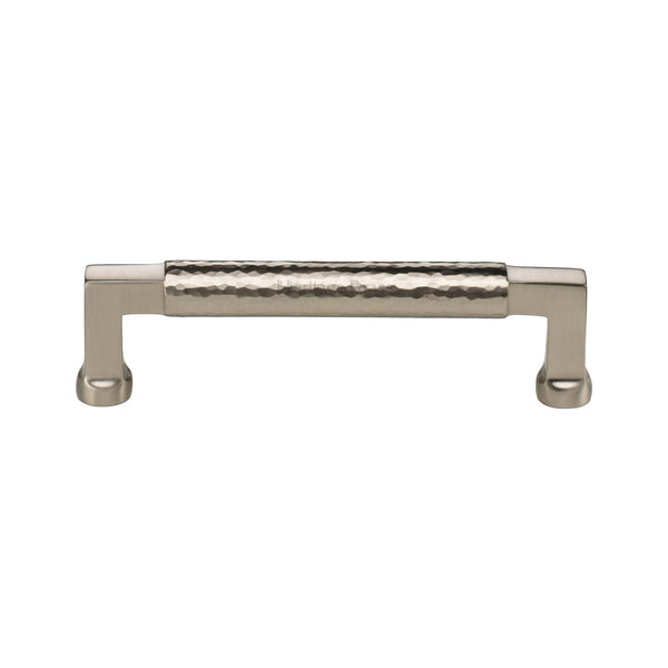Hammered Bauhaus Cabinet Pull by M Marcus - Heritage Brass