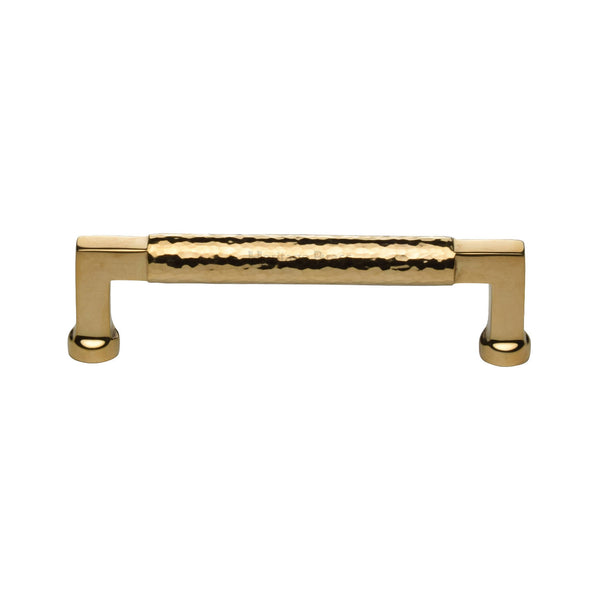 Hammered Bauhaus Cabinet Pull by M Marcus - Heritage Brass