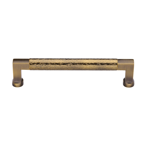 Hammered Bauhaus Cabinet Pull by M Marcus - Heritage Brass
