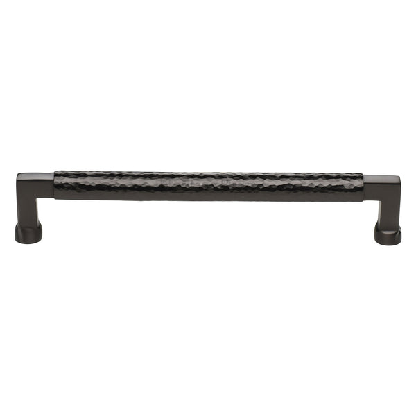 Hammered Bauhaus Cabinet Pull by M Marcus - Heritage Brass