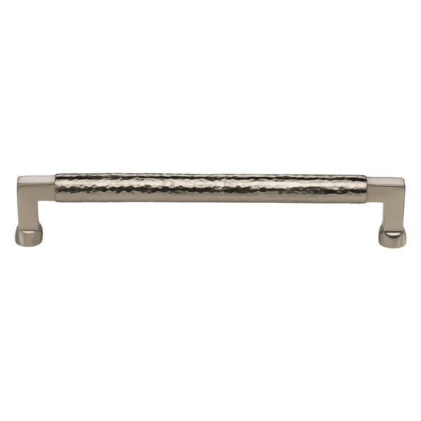 Hammered Bauhaus Cabinet Pull by M Marcus - Heritage Brass