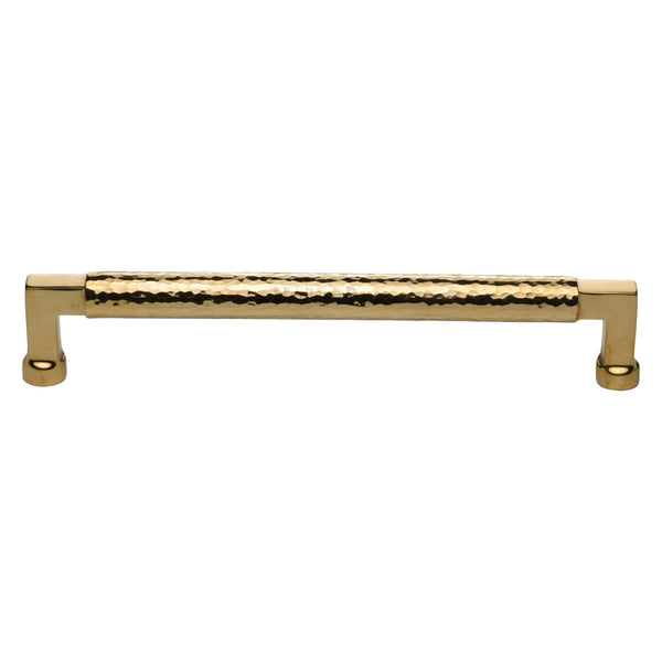 Hammered Bauhaus Cabinet Pull by M Marcus - Heritage Brass