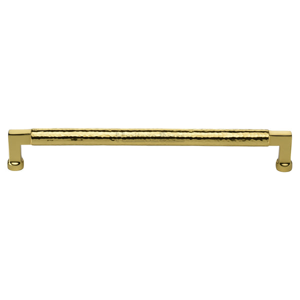 Hammered Bauhaus Cabinet Pull by M Marcus - Heritage Brass
