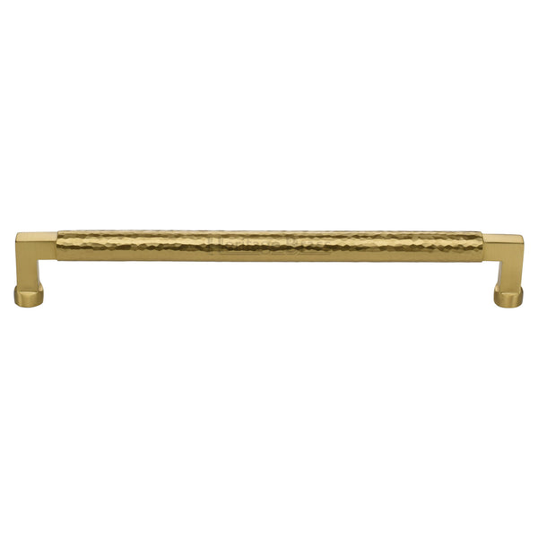 Hammered Bauhaus Cabinet Pull by M Marcus - Heritage Brass