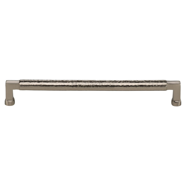 Hammered Bauhaus Cabinet Pull by M Marcus - Heritage Brass