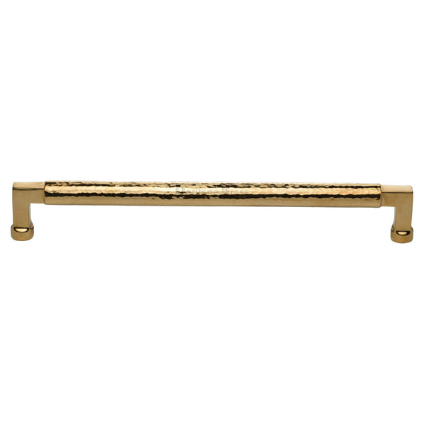 Hammered Bauhaus Cabinet Pull by M Marcus - Heritage Brass
