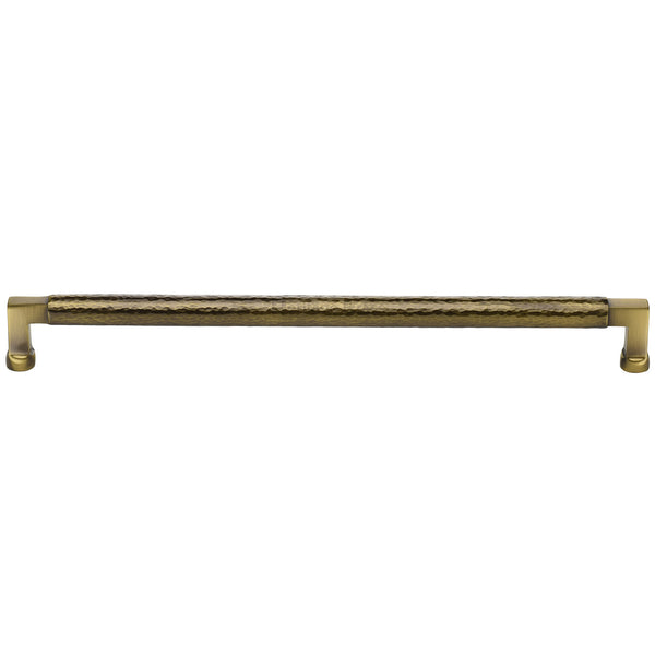 Hammered Bauhaus Cabinet Pull by M Marcus - Heritage Brass