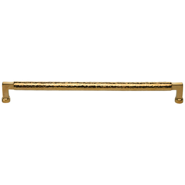 Hammered Bauhaus Cabinet Pull by M Marcus - Heritage Brass