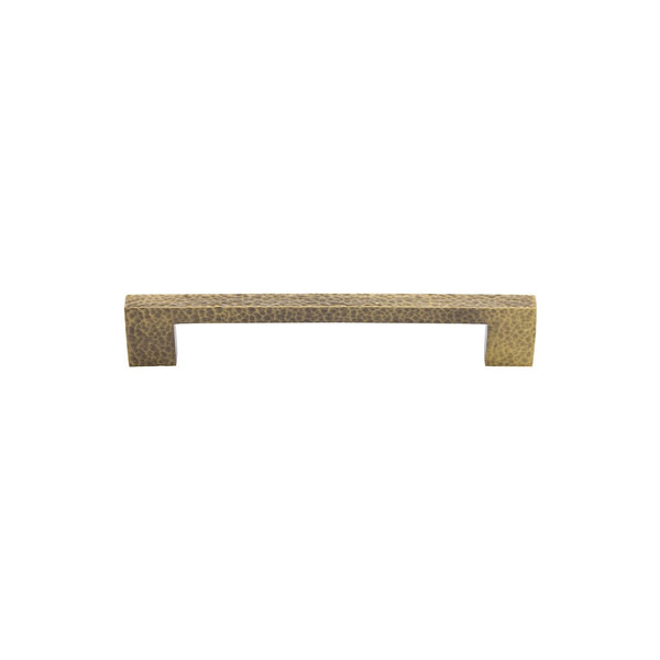 Metro Cabinet Pull Hammered Design by M Marcus - Heritage Brass