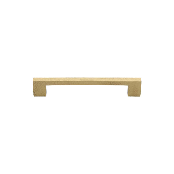 Metro Cabinet Pull Hammered Design by M Marcus - Heritage Brass