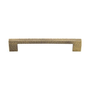 M Marcus - Heritage Brass, Metro Cabinet Pull Hammered Design, Cabinet Hardware, Cabinet Handles, Cabinet Pull Handles