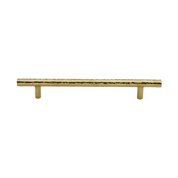 M Marcus - Heritage Brass, T-Bar Cabinet Pull Hammered Design, Cabinet Hardware, Cabinet Handles, Cabinet Pull Handles