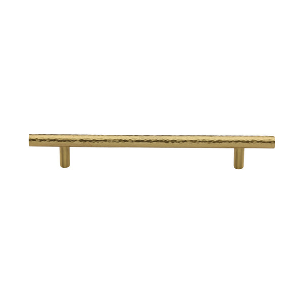 M Marcus - Heritage Brass, T-Bar Cabinet Pull Hammered Design, Cabinet Hardware, Cabinet Handles, Cabinet Pull Handles