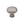 Victorian Round Cabinet Knob Hammered Design by M Marcus - Heritage Brass
