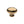Victorian Oval Cabinet Knob Hammered Design by M Marcus - Heritage Brass