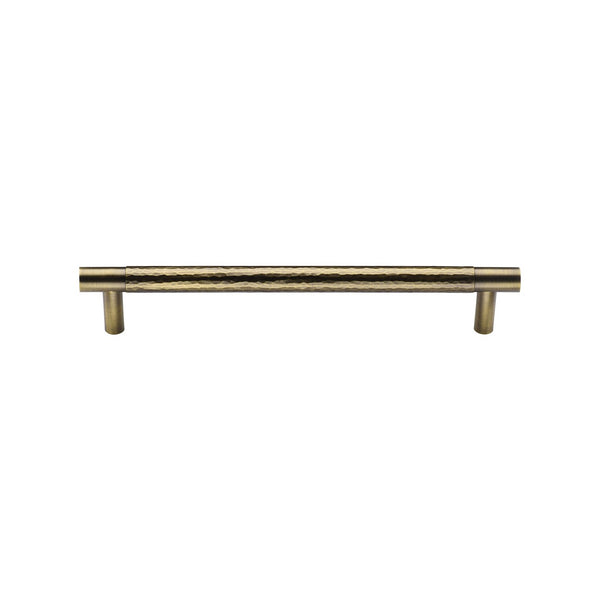Heritage Brass Cabinet Pull Partial Hammered Design by M Marcus - Heritage Brass
