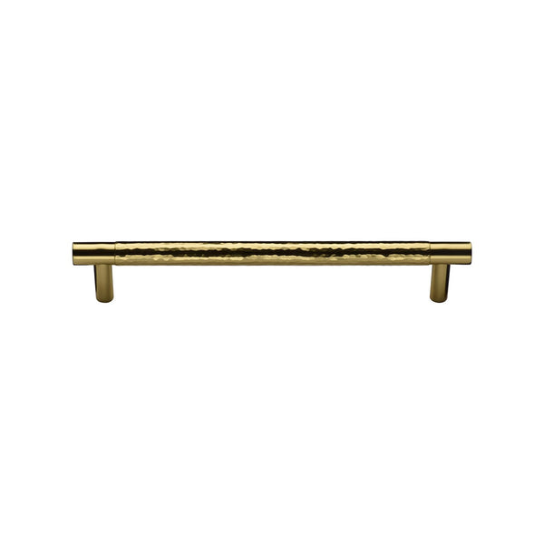 Heritage Brass Cabinet Pull Partial Hammered Design by M Marcus - Heritage Brass