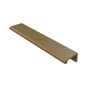 Edge Pull Cabinet Handle Hammered Design - 40mm Width by M Marcus - Heritage Brass