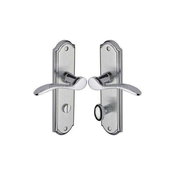 Howard Door Handle on Plate by M Marcus - Heritage Brass
