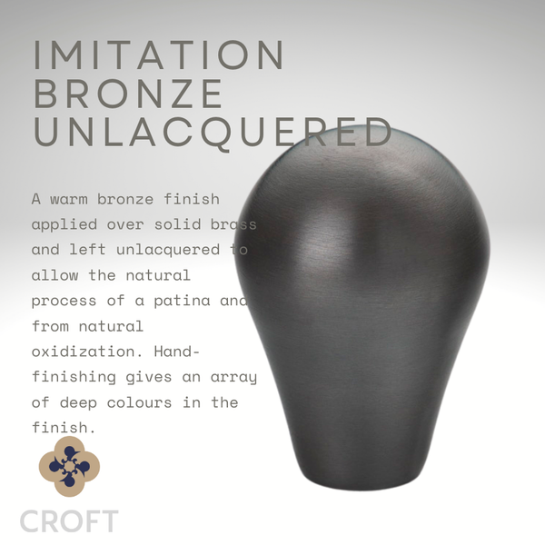 Croft - Plaza Mortice Knob on Arc Rose 1743COV57D