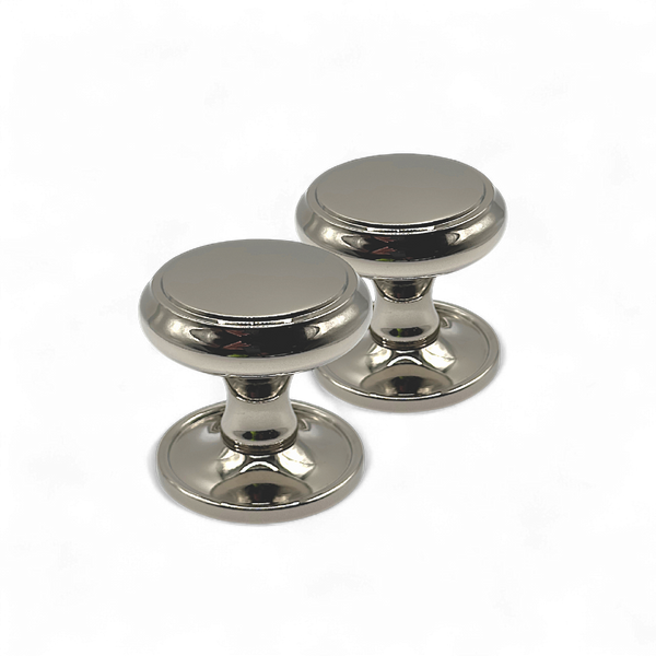Beau Hardware Mortice Door Knobs - Polished Nickel