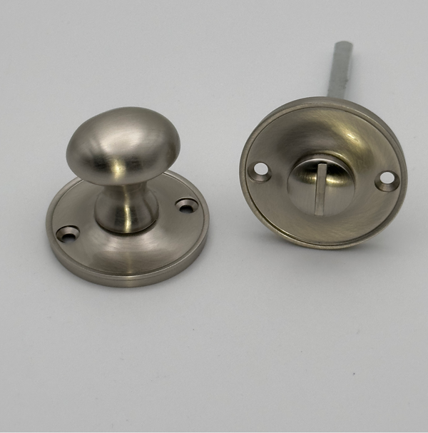 Beau- Hardware, Beau Hardware Privacy Thumbturn & Release - Satin Nickel, Thumbturns & Release, Privac Thumbturns & Release