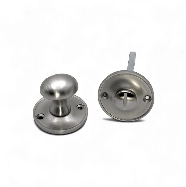 Beau Hardware Privacy Thumbturn & Release - Satin Nickel Set