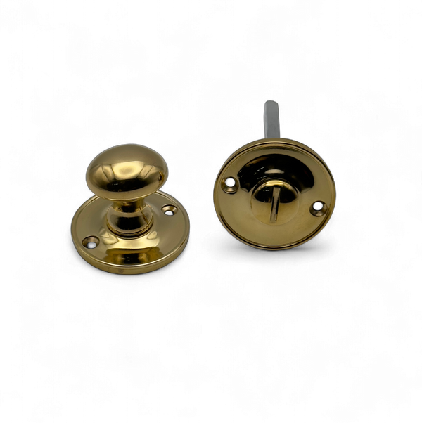 Beau Hardware Privacy Thumbturn & Release - Polished Brass