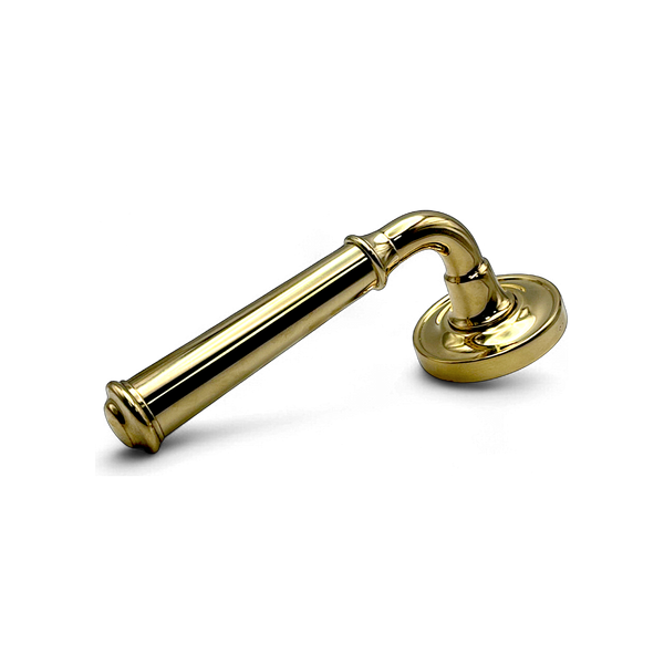 Beau Hardware Lever Handles - Unlacquered Polished Brass