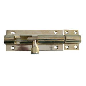 Frelan, Straight barrel bolts Polished Brass, Door Bolts & Chains, Straight Bolts