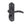 Frelan, Wentworth Suite Door Handle on Bathroom Plate Black, Door Handles, Lever Handles On Bathroom Backplate