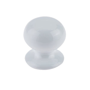 Frelan, JC14 38mm Plain white Cabinet knob, Cabinet Hardware, Cabinet Knobs