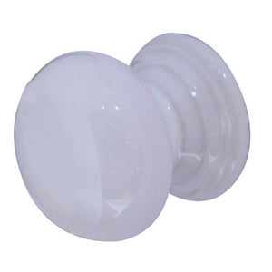 Frelan, JC16 50mm Plain white Cabinet knob, Cabinet Hardware, Cabinet Knobs