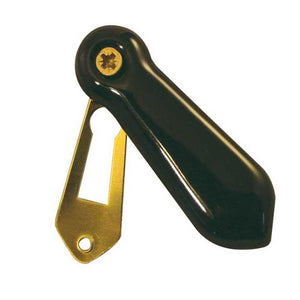 Frelan, JC62 Plain black covered escutcheon, Escutcheons & Privacy Thumbturns, Covered Escutcheons