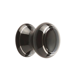 Frelan, 38mm Black Silverline Cabinet knob, Cabinet Hardware, Cabinet Knobs