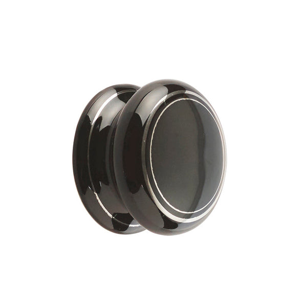 32mm Black Silverline Cabinet knob