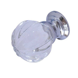 Frelan, JH1152 Pumpkin glass Cabinet knob, Cabinet Hardware, Cabinet Knobs