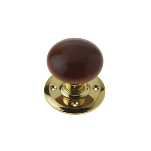 Frelan, Dark Wood Mortice Door Knob  JKA60MPB, Door Knobs, Mortice Door Knobs