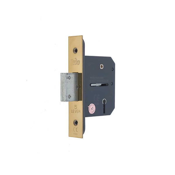 Frelan, JL146PVD 76mm 5 lever deadlock, Security Products, 5 Lever Deadlocks